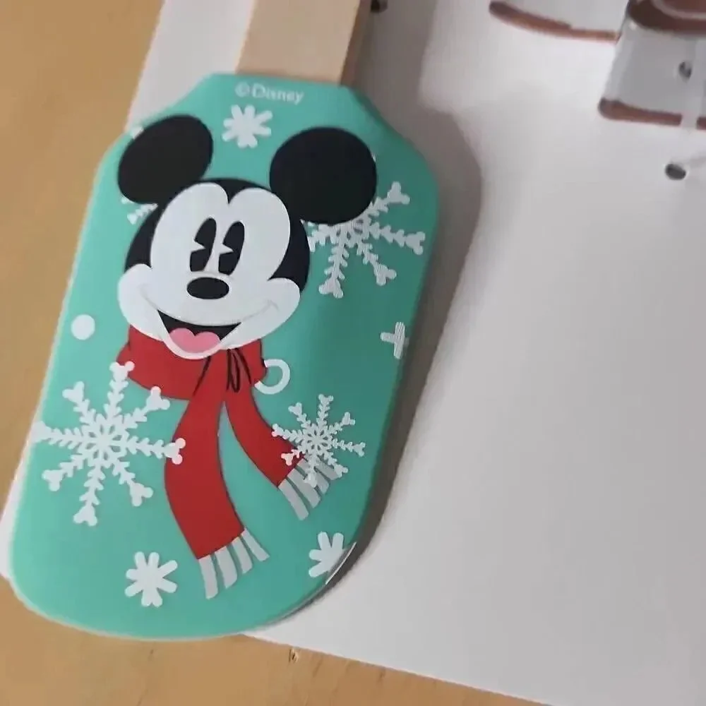 Disney Christmas Mickey Mouse 4 piece spatula and cookie cutter set
